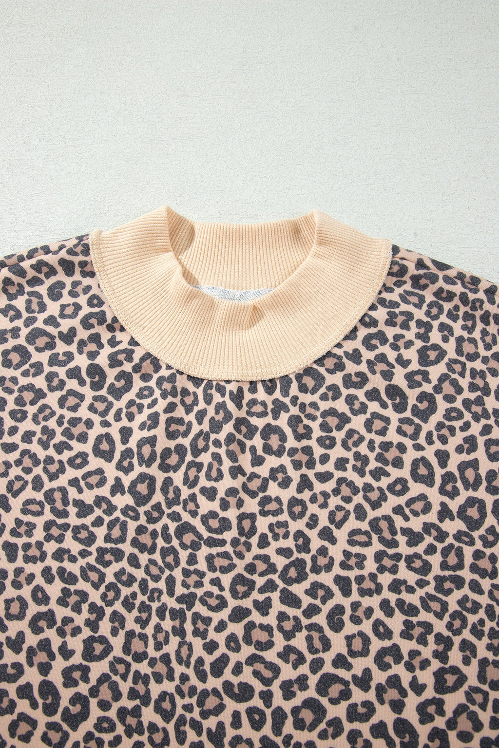 The Micah Leopard Mock Neck Sweatshirt