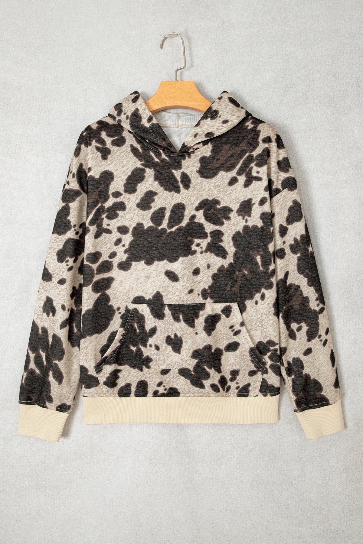 The Hattie Cow Print Hoodie