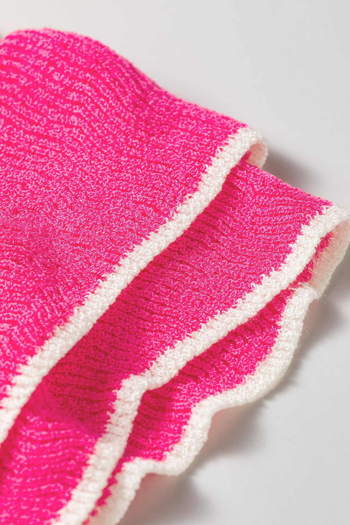 The Daisy Stripe Ruffle Knit Sweater