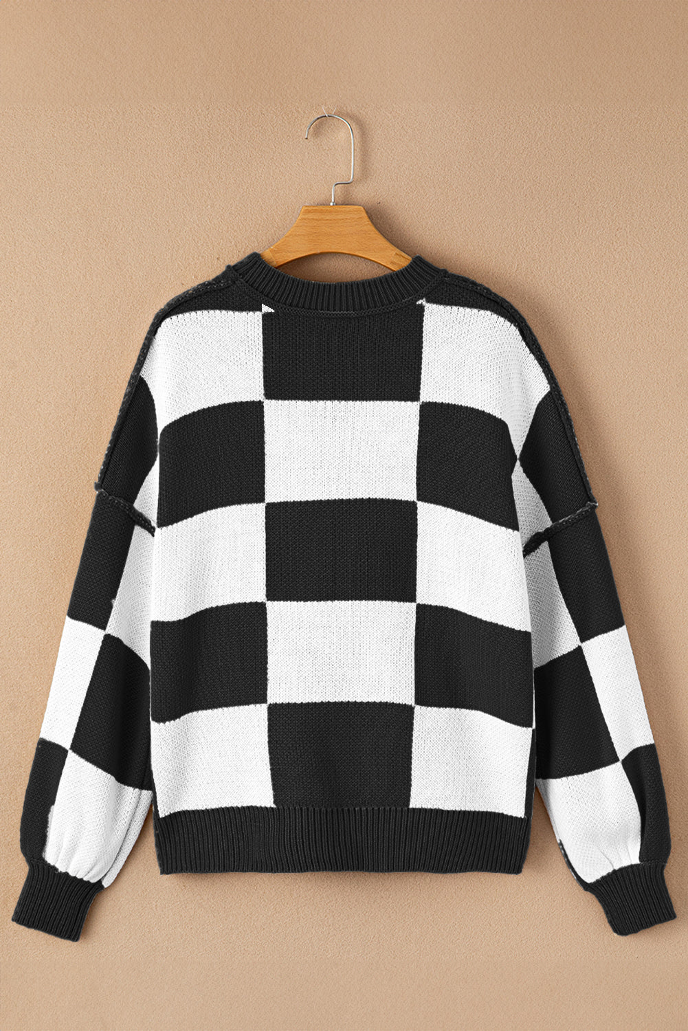 The Collins Checker Sweater