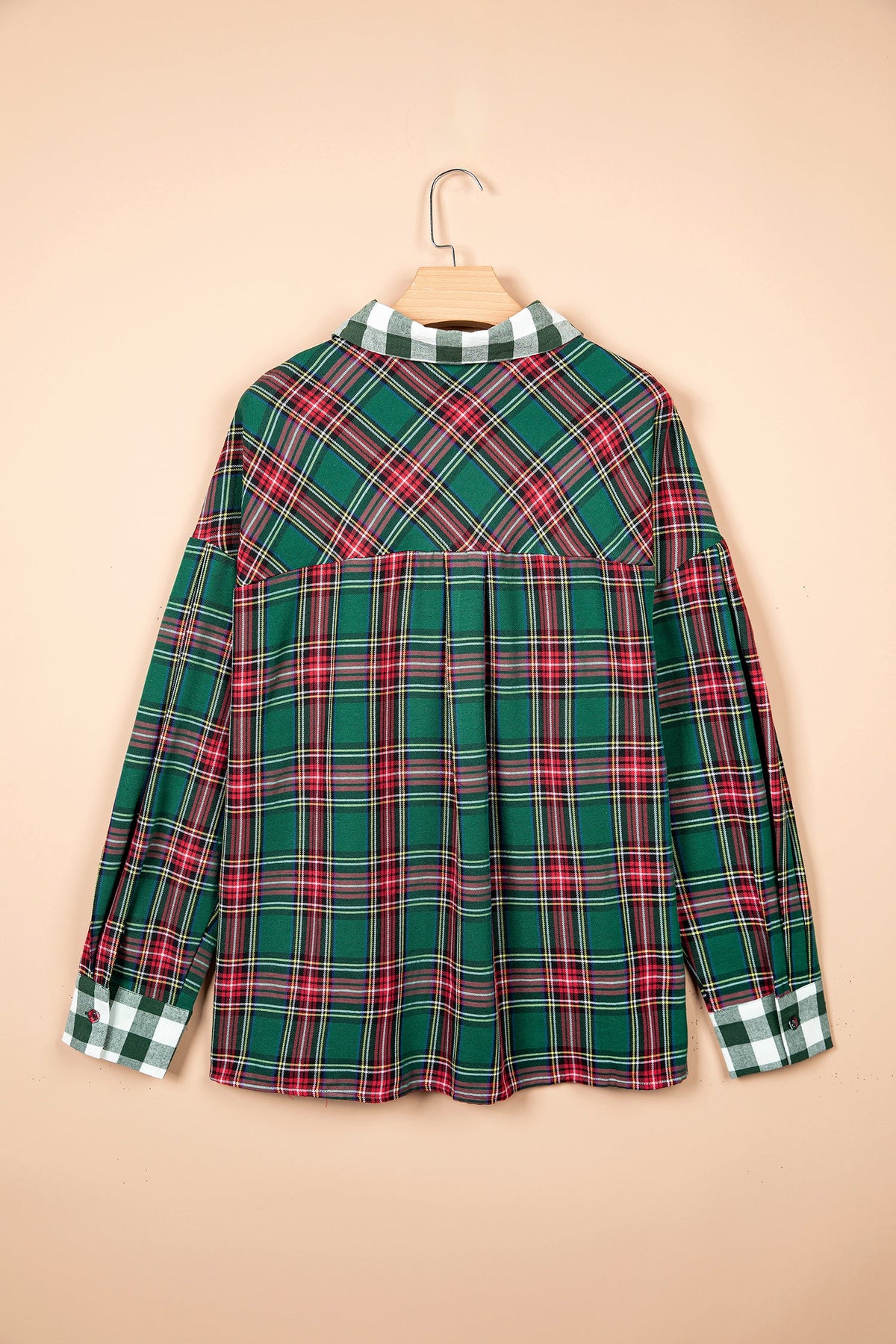 The Mistletoe Plaid Button Up