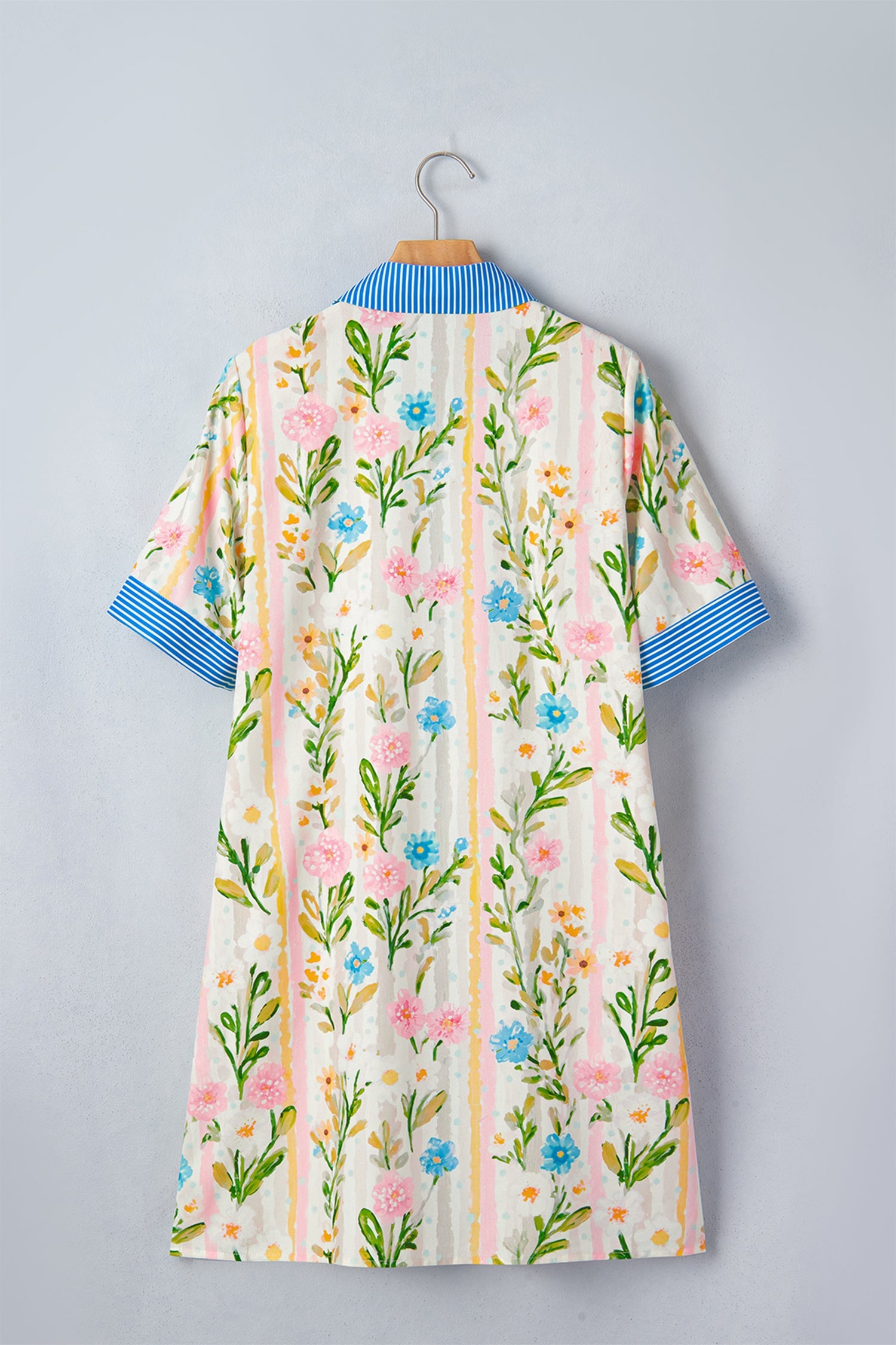 The Dallas Floral  Button Down Dress