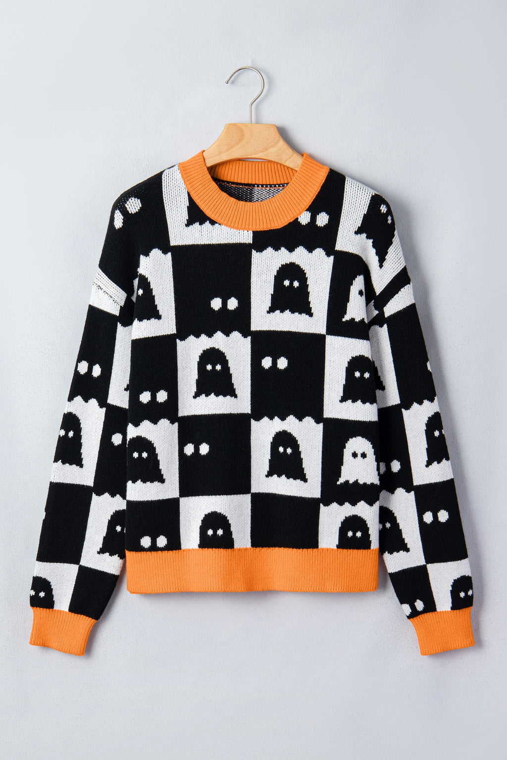The Gracie Ghost Checker Sweater