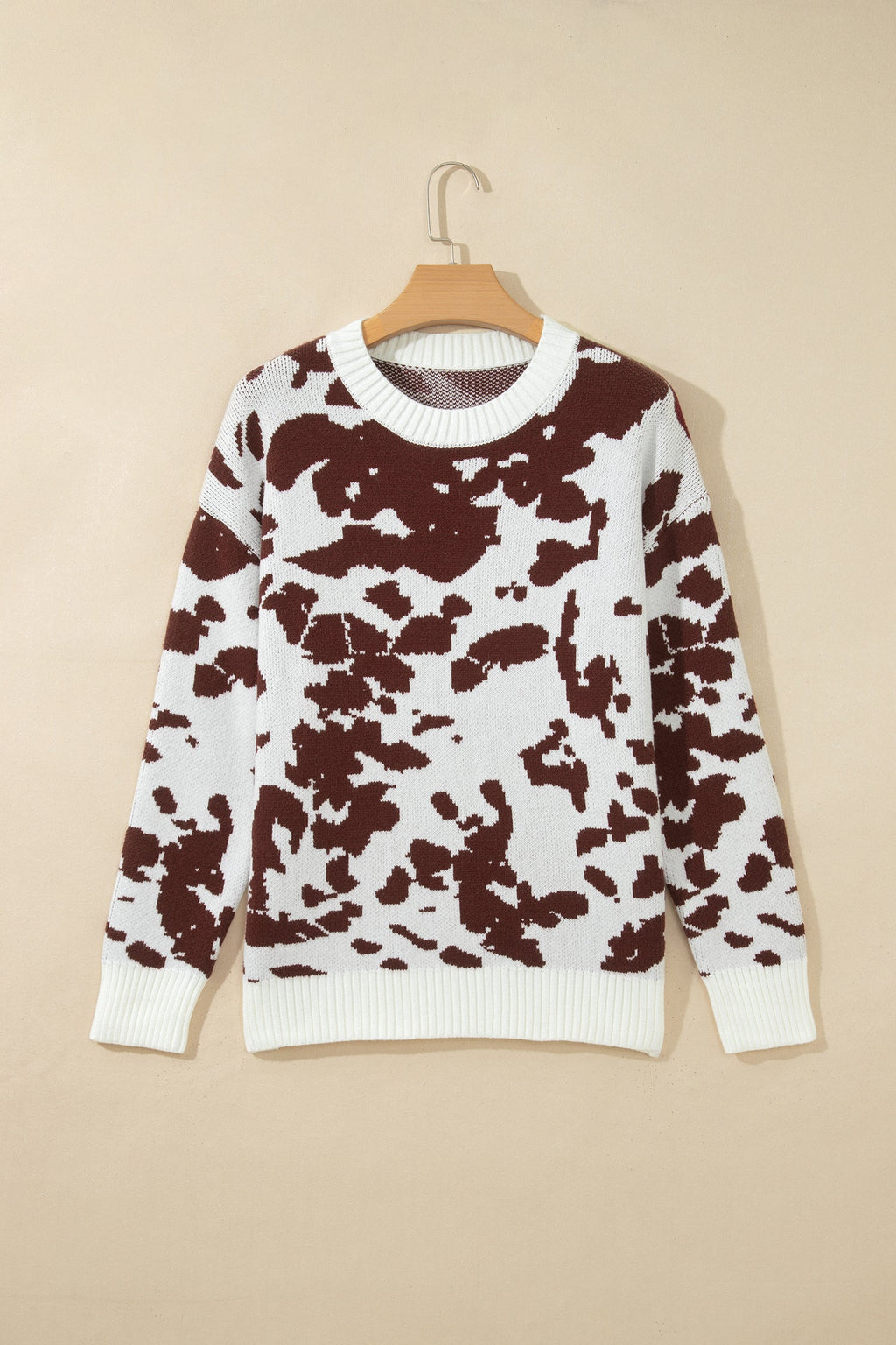 The Oakley Cow Print Sweater