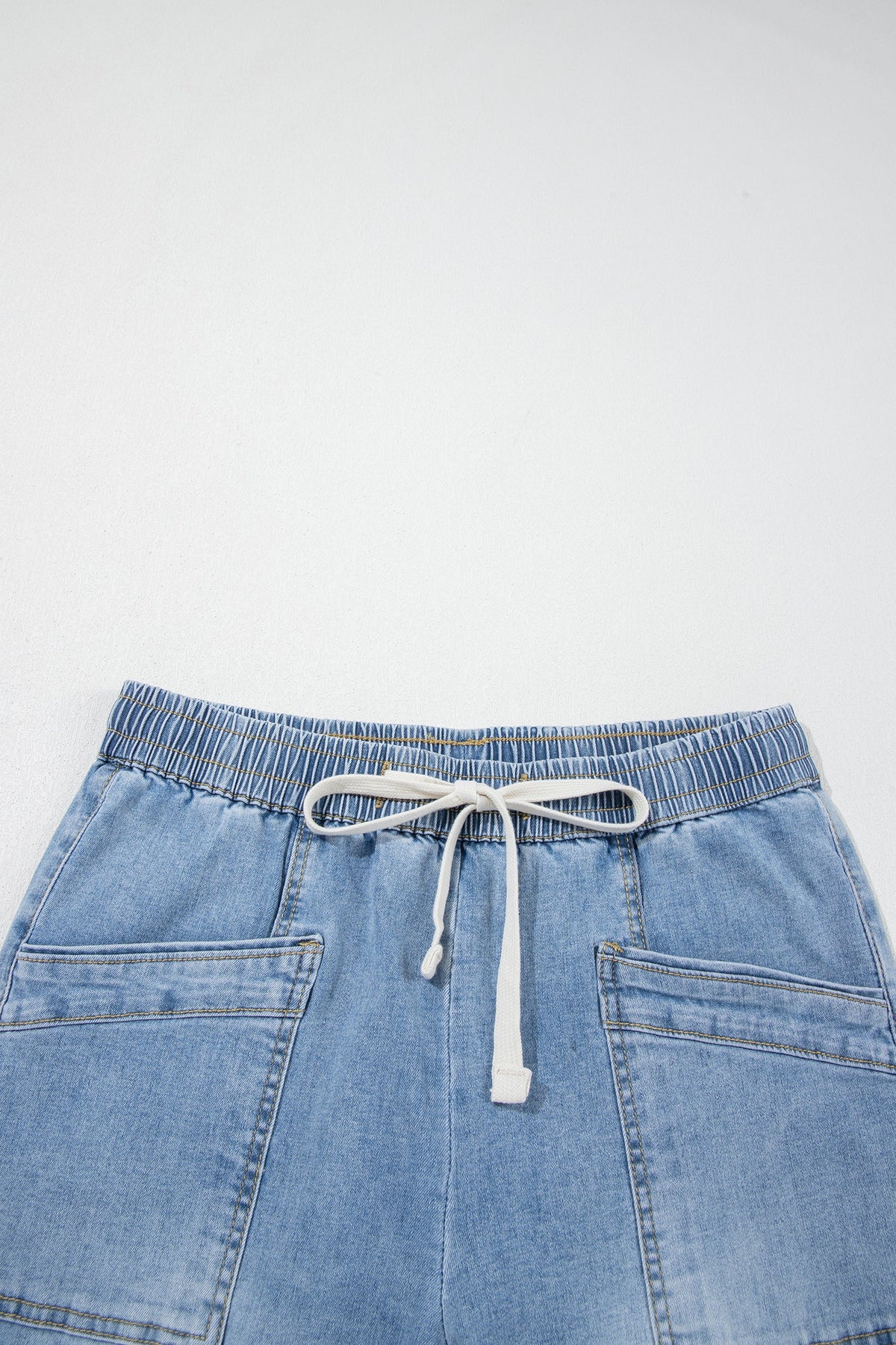 The Shiloh Drawstring Wide Leg Jeans