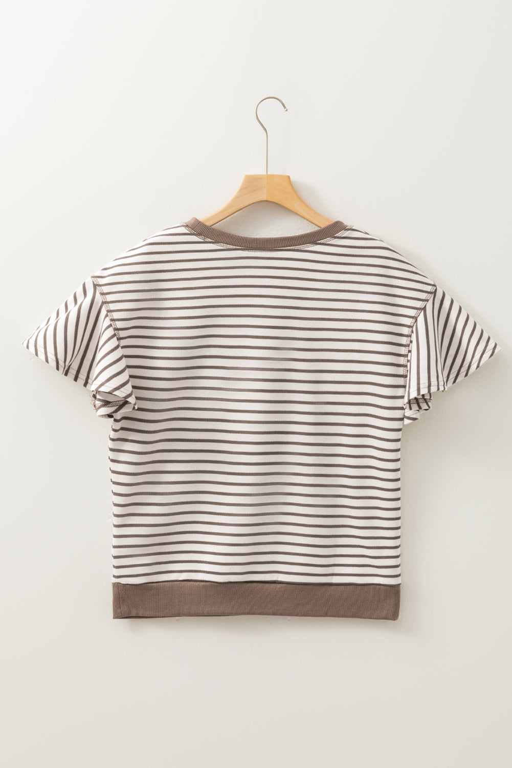 The Fiona Stripe Ruffle Top