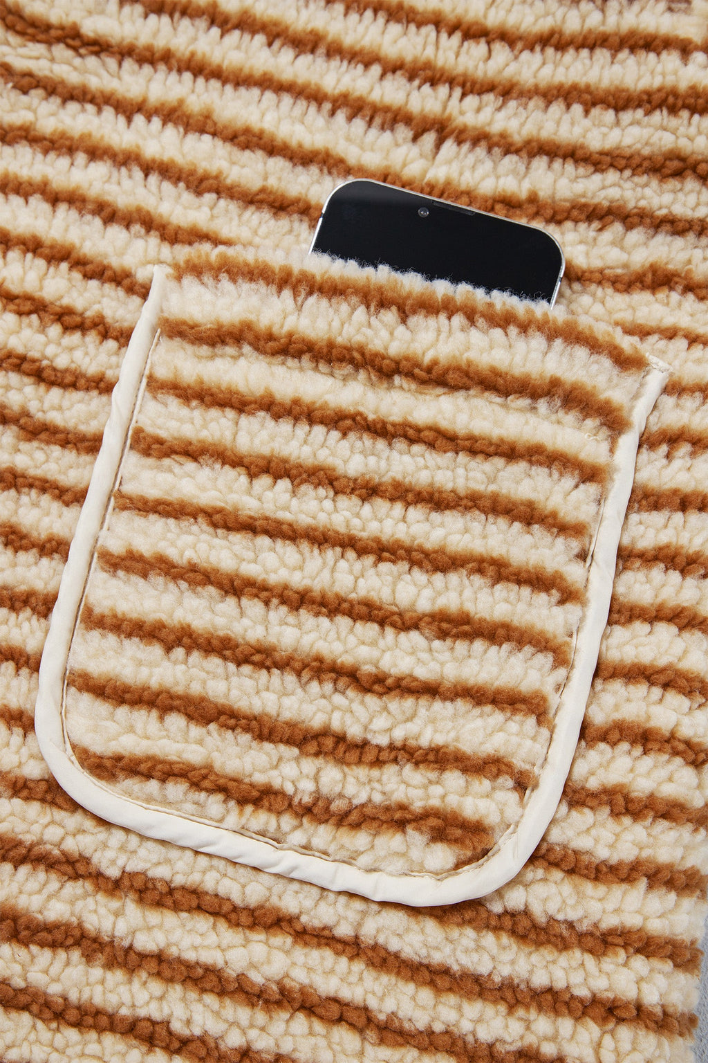 The Haisley Stripe Fleece Jacket