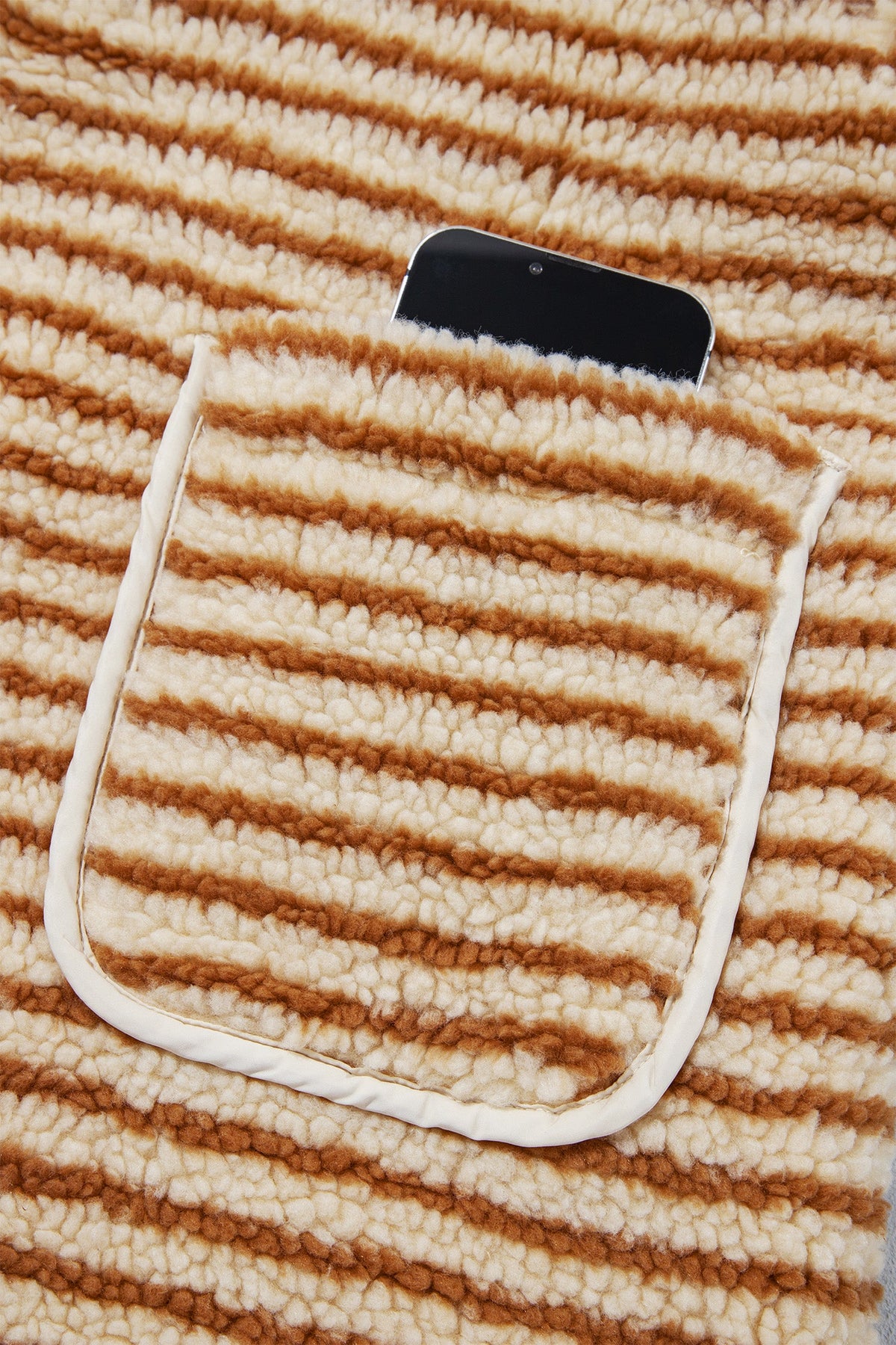 The Haisley Stripe Fleece Jacket