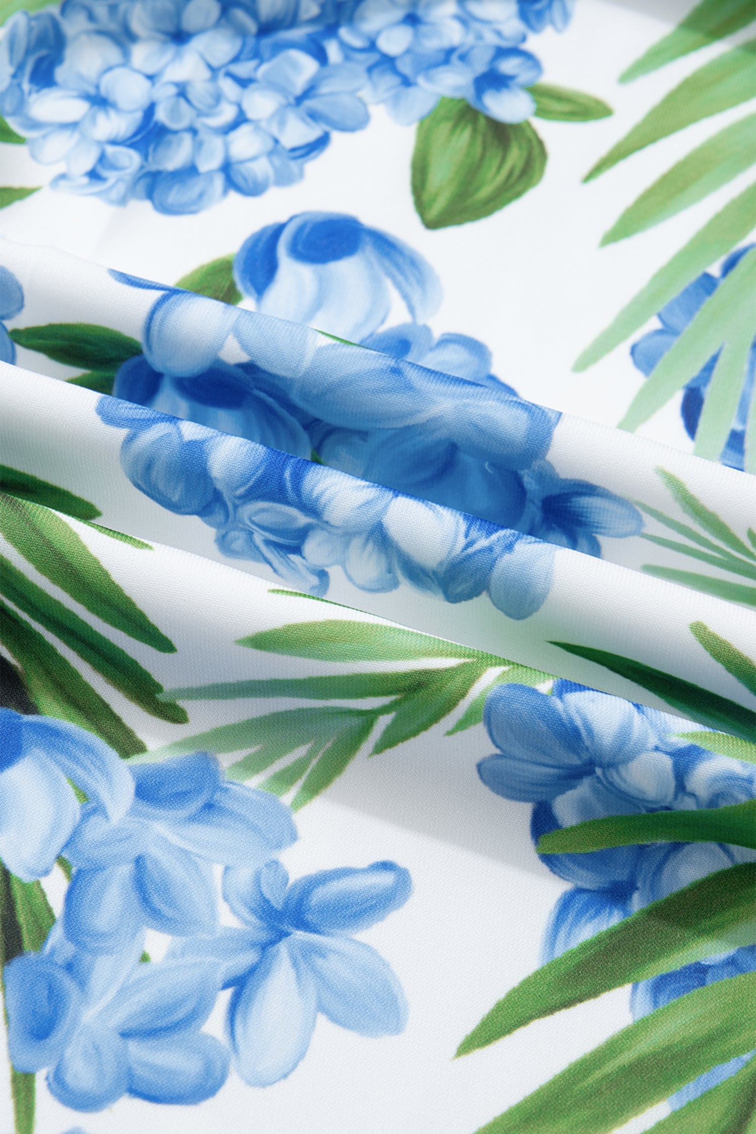 The Capri Palm Ruffle Mini Dress