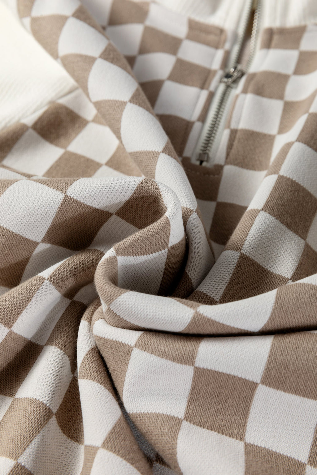 The Ada James Checker Zip Sweatshirt