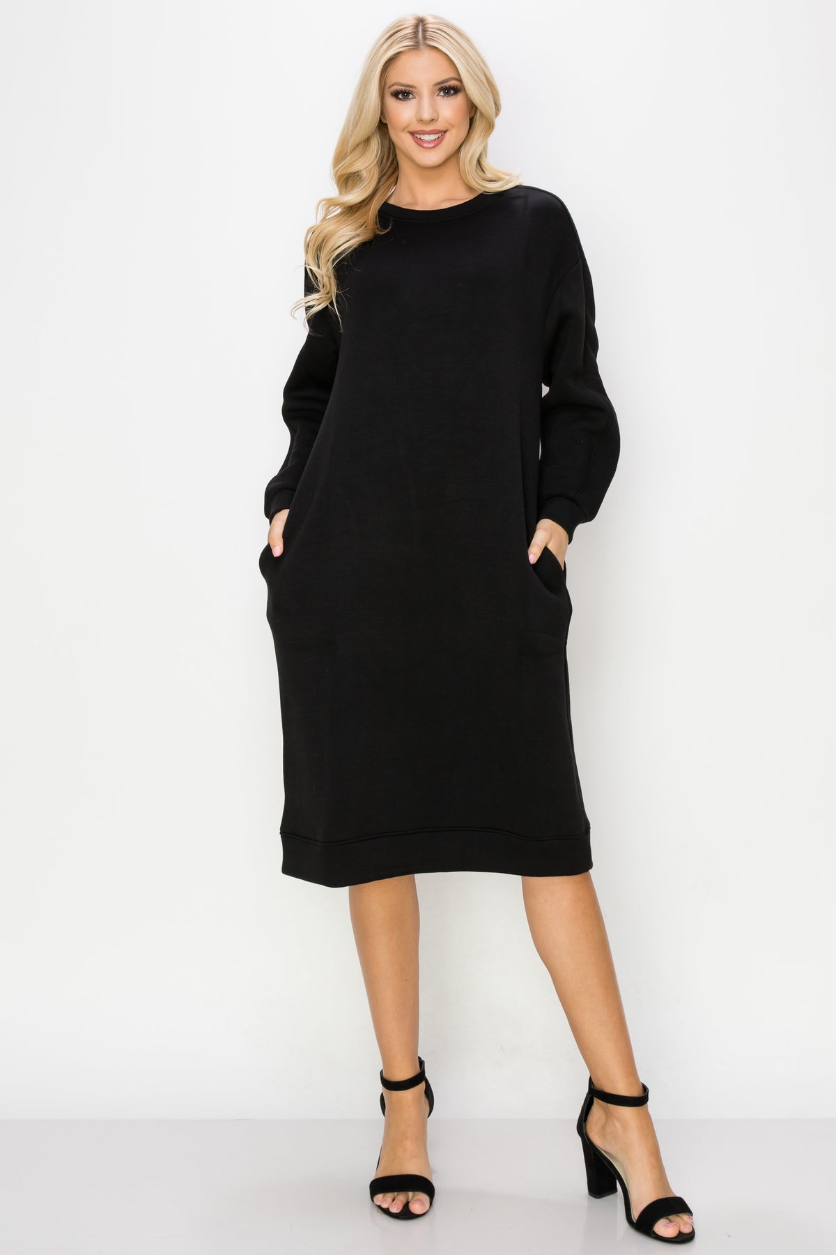 The Bridget Stretch French Scuba Knit Dress