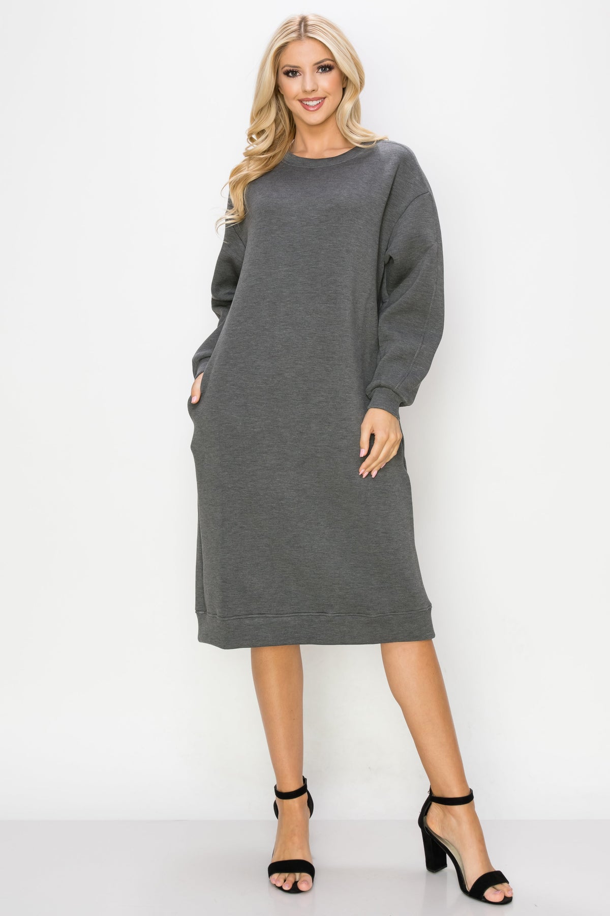 The Bridget Stretch French Scuba Knit Dress