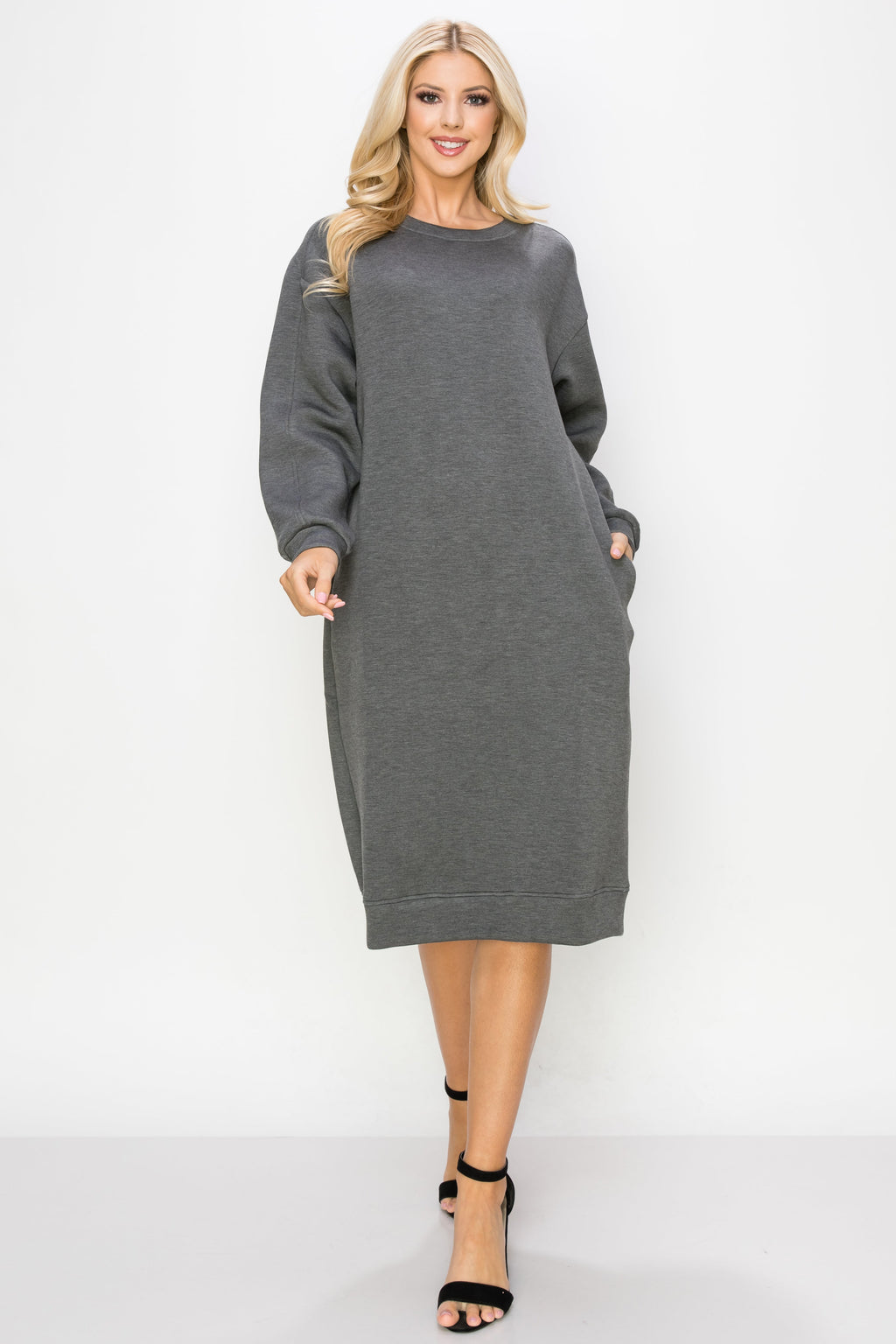 The Bridget Stretch French Scuba Knit Dress