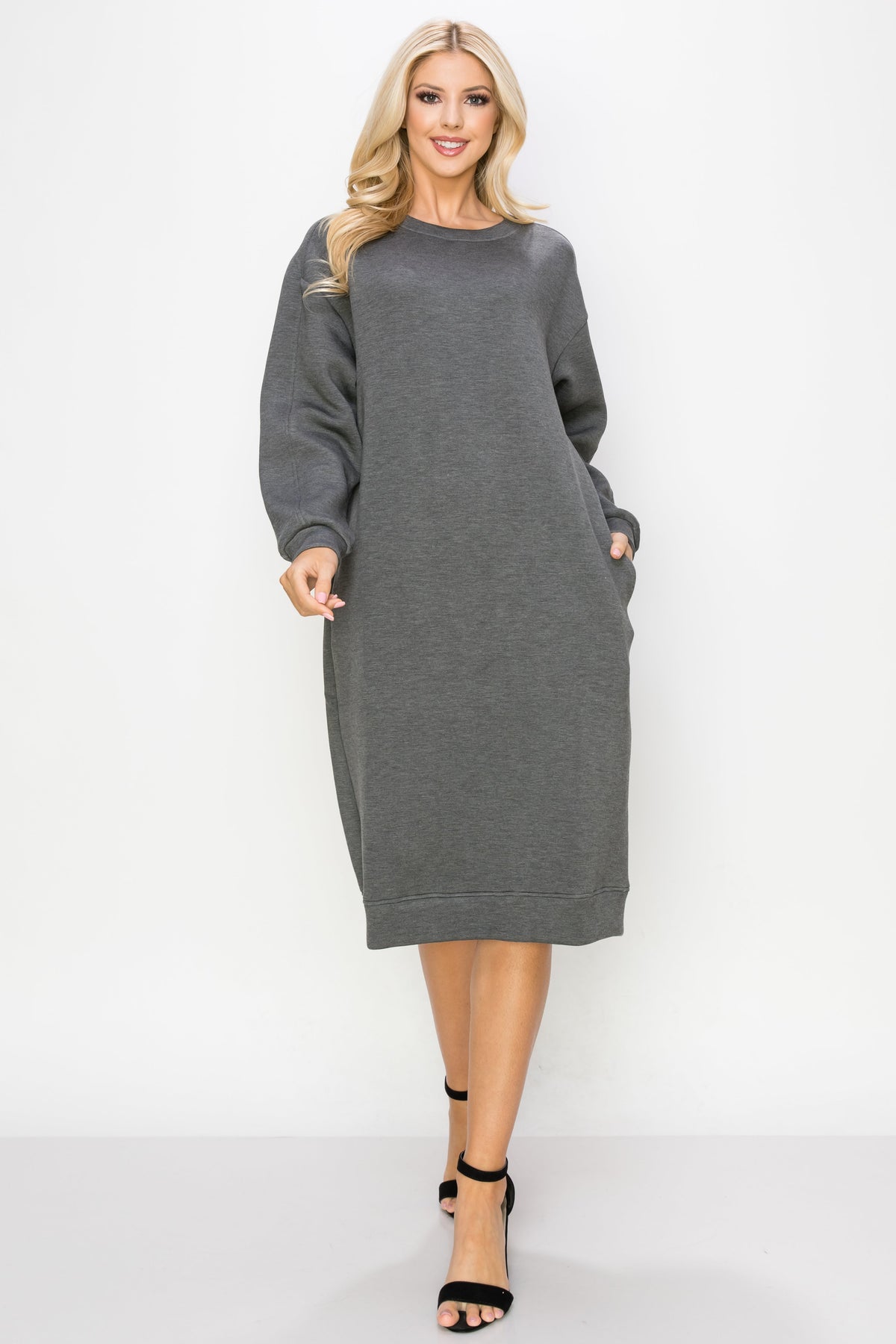 The Bridget Stretch French Scuba Knit Dress