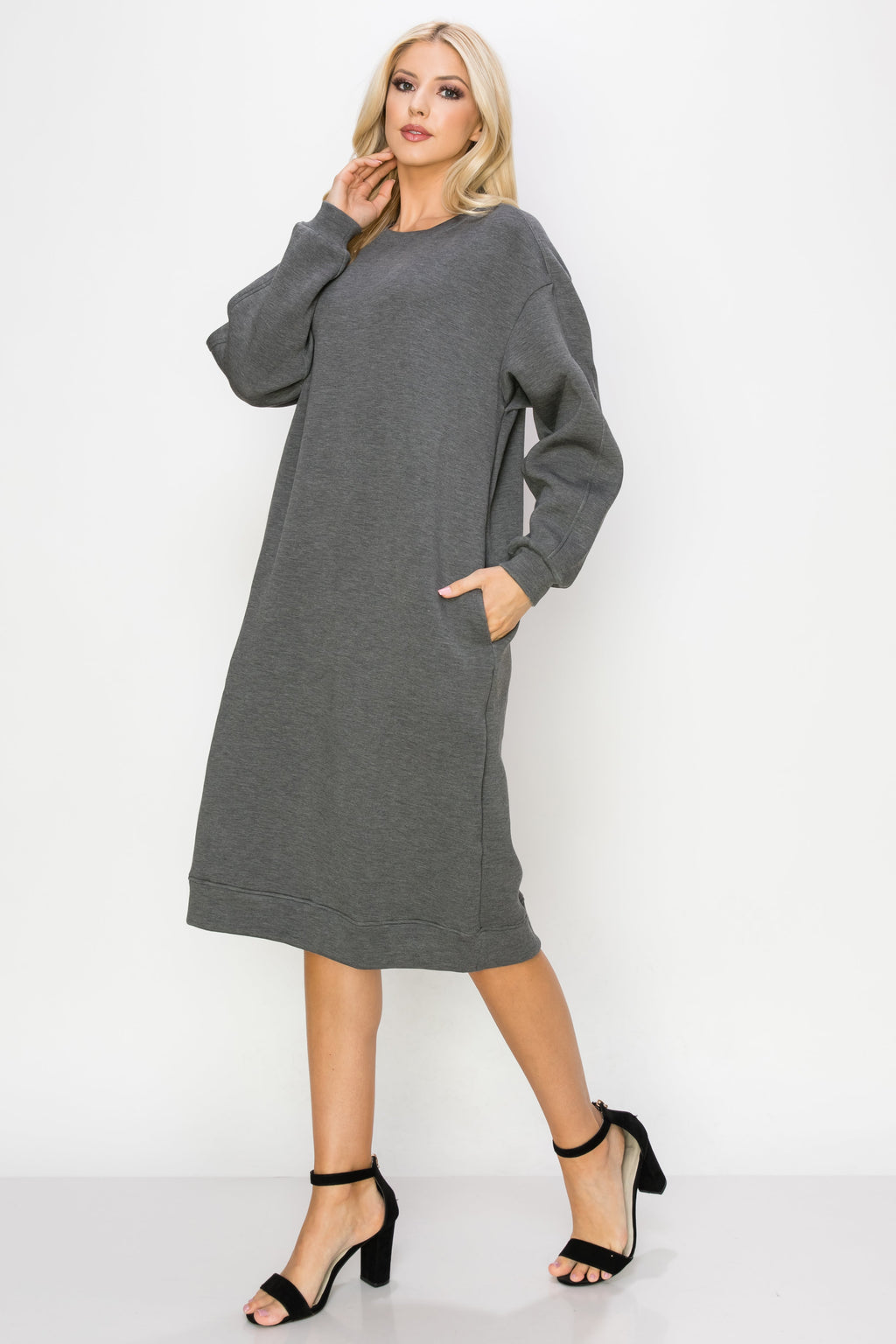 The Bridget Stretch French Scuba Knit Dress