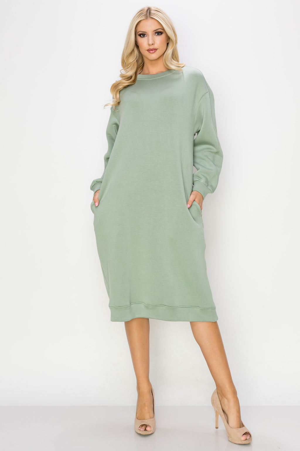 The Bridget Stretch French Scuba Knit Dress
