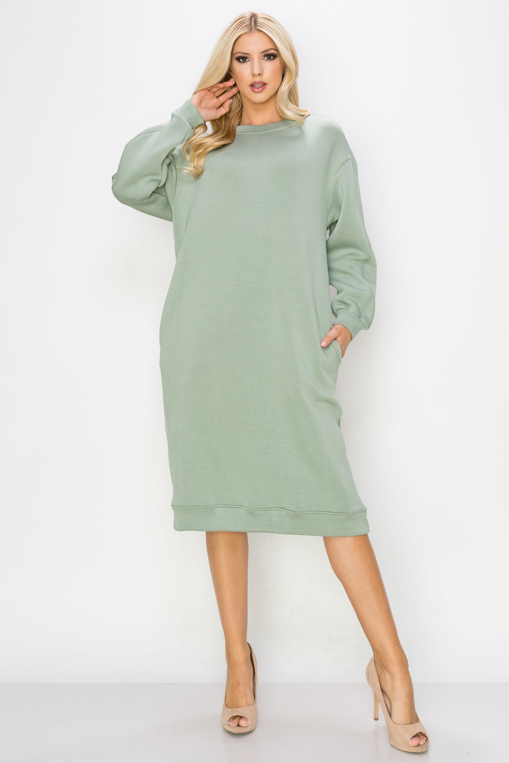 The Bridget Stretch French Scuba Knit Dress