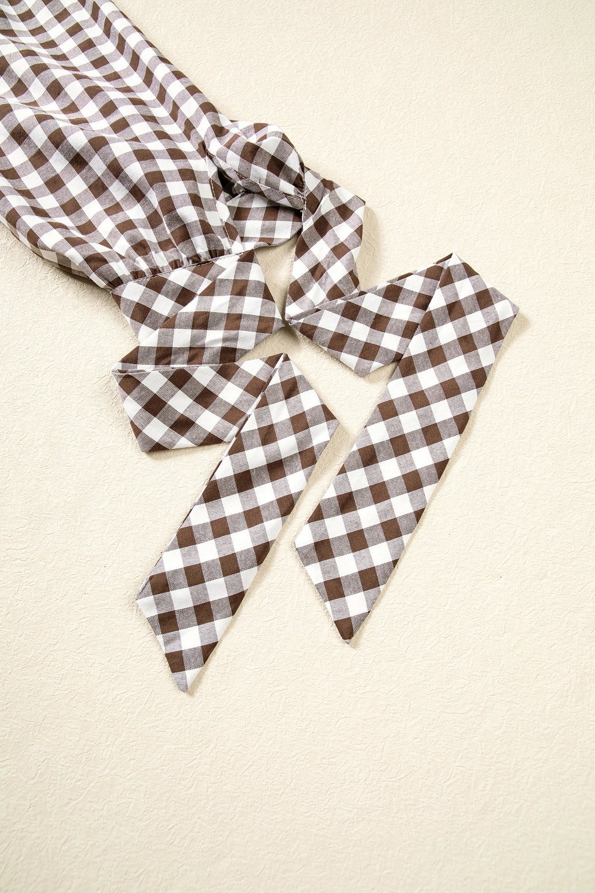 The Georgia Gingham Bow Shirt