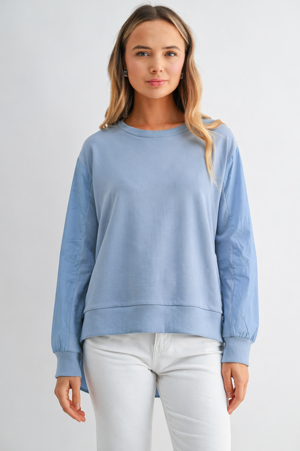 The Blair Jane Mixed Media Tunic Top