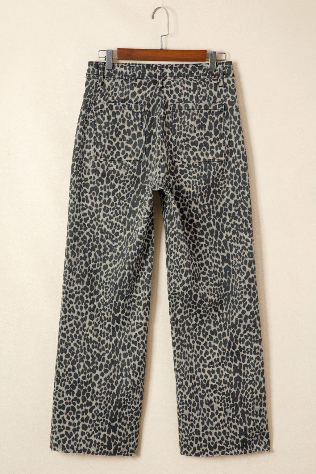 The Blair Leopard Wide Leg Jeans