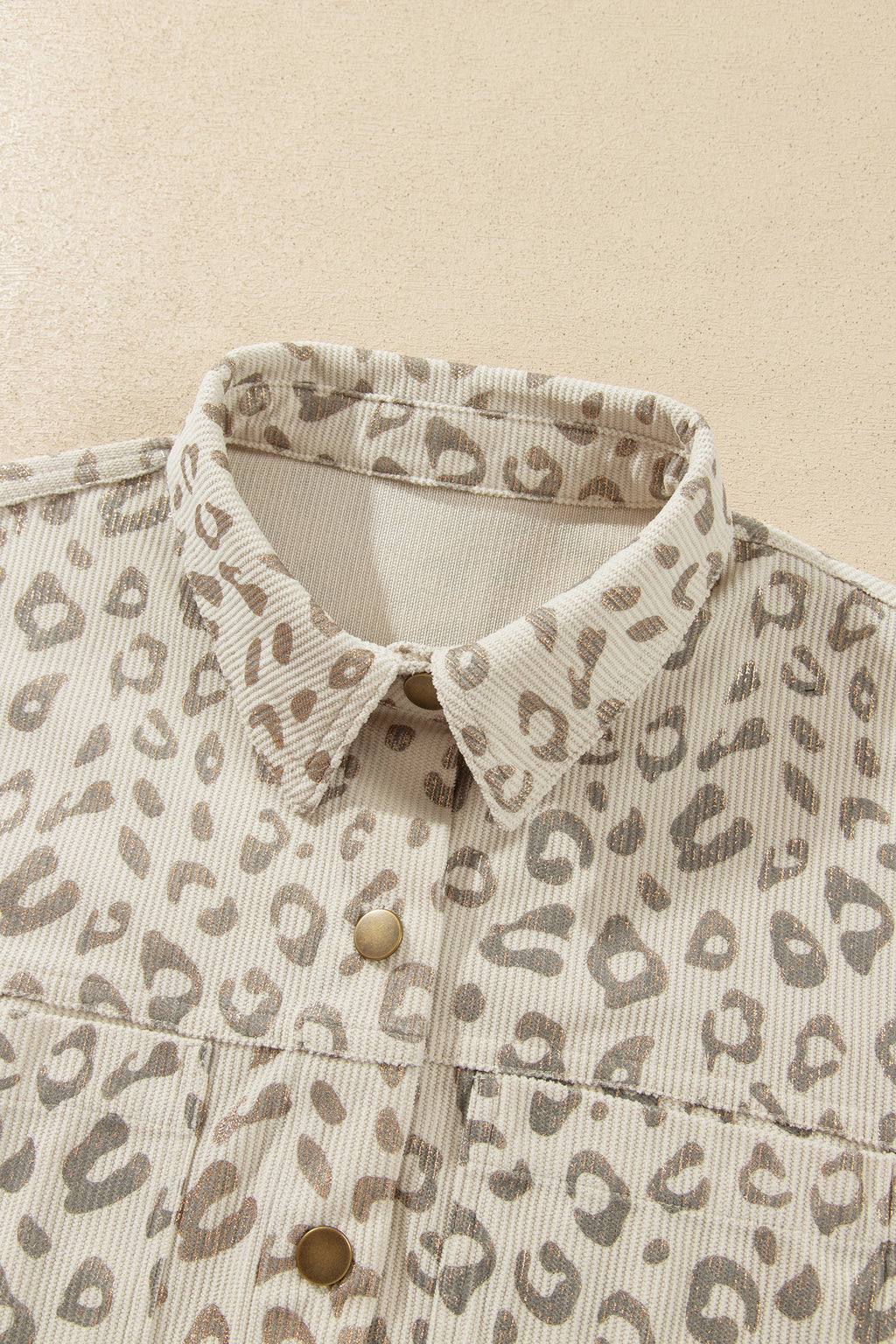 The Thea Leopard Corduroy Jacket