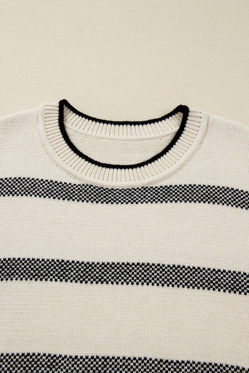 The Thea Stripe Wide Sleeve Sweater