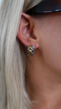 THE SMALL TWO TONED ROLLY HOOPS