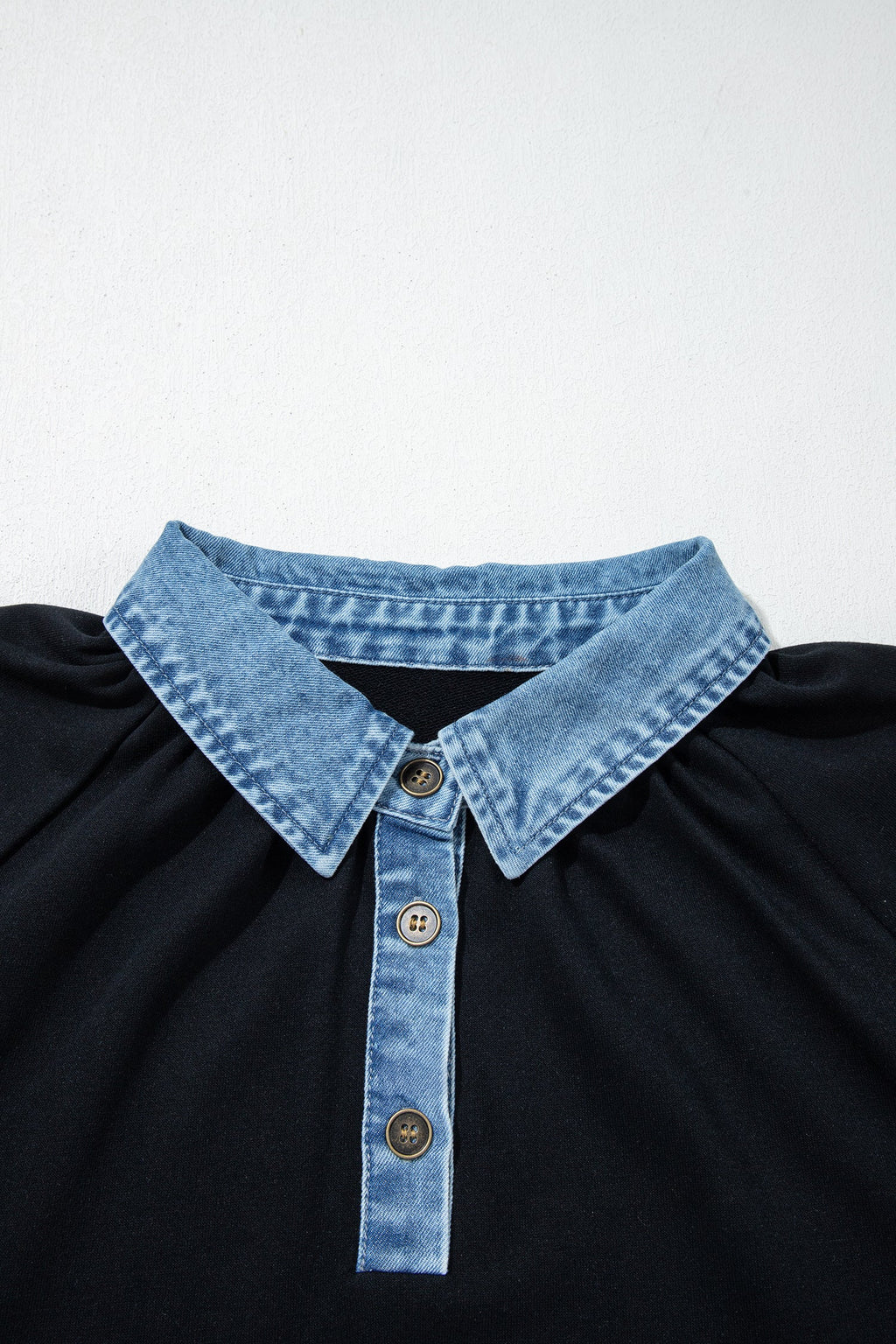 The Hadley Denim Detail Top