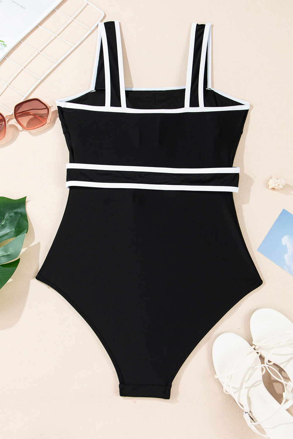 The Colette Belted One Piece Swimsuit