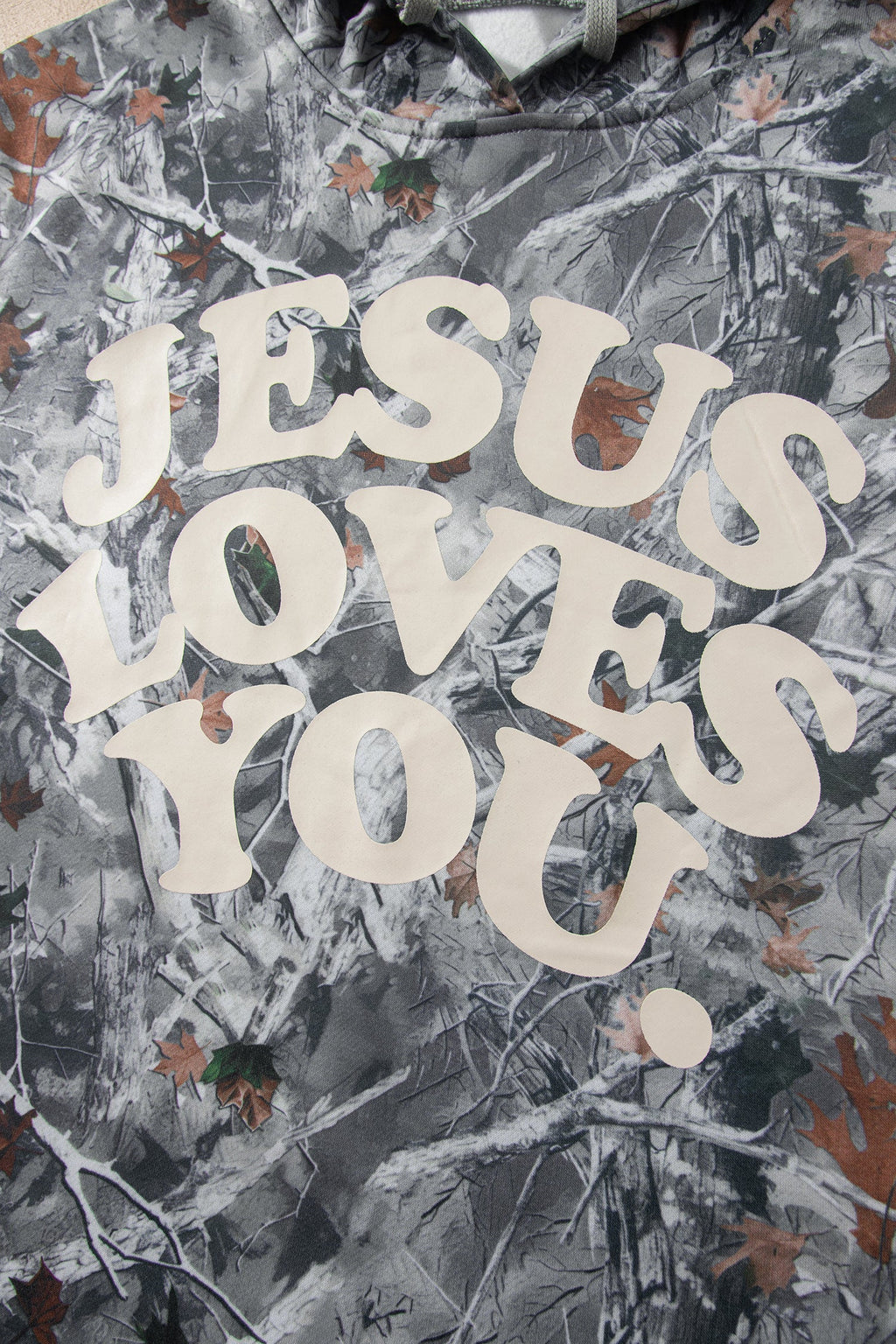 The Jesus Loves You Camo Hoodie