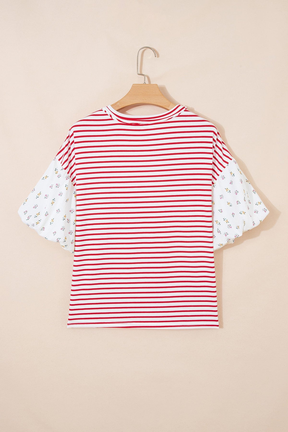The Adeline Floral Stripe Top
