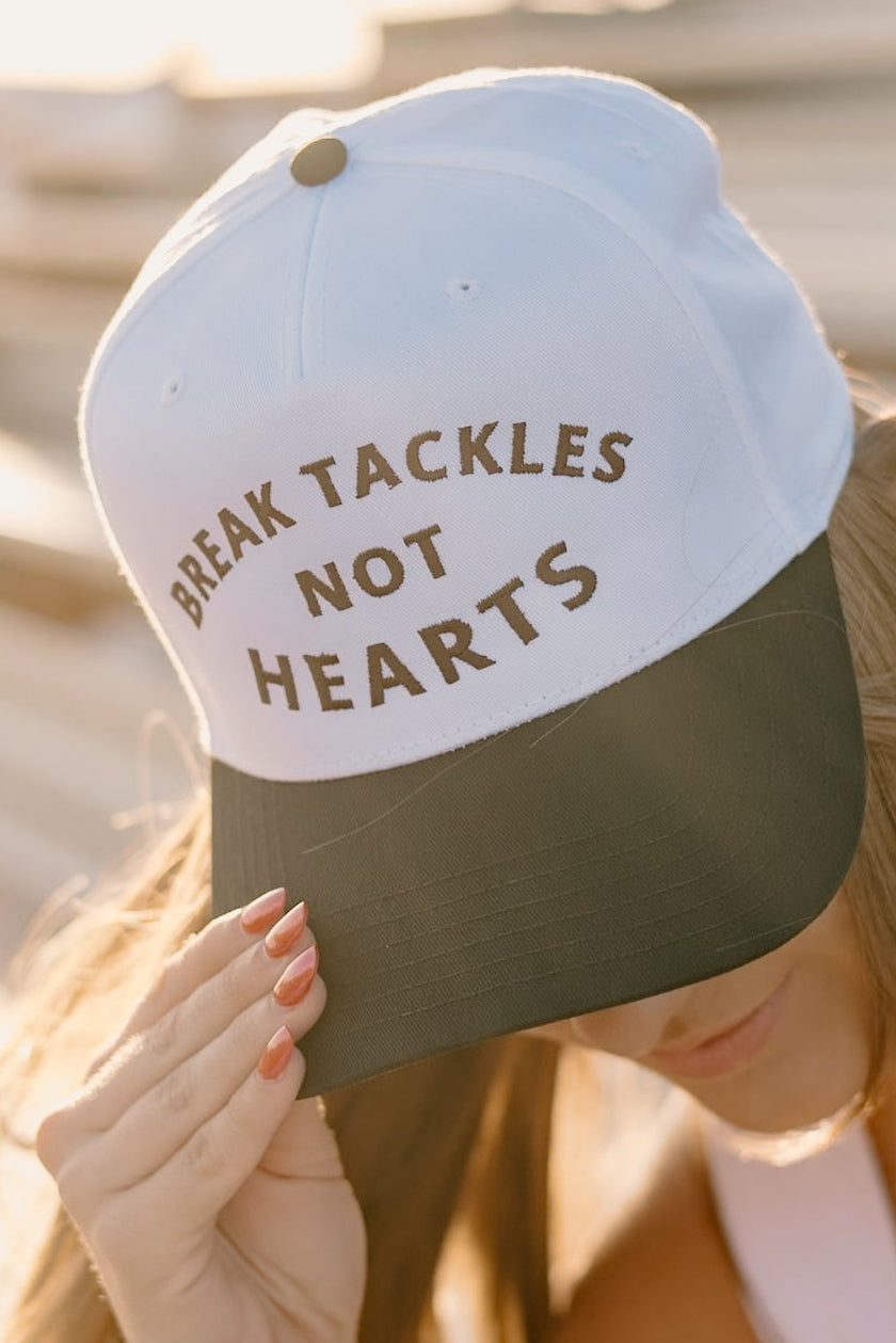 Break Tackles, Not Hearts Trucker Hat