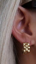 THE SMALL GOLD ROLLY HOOPS