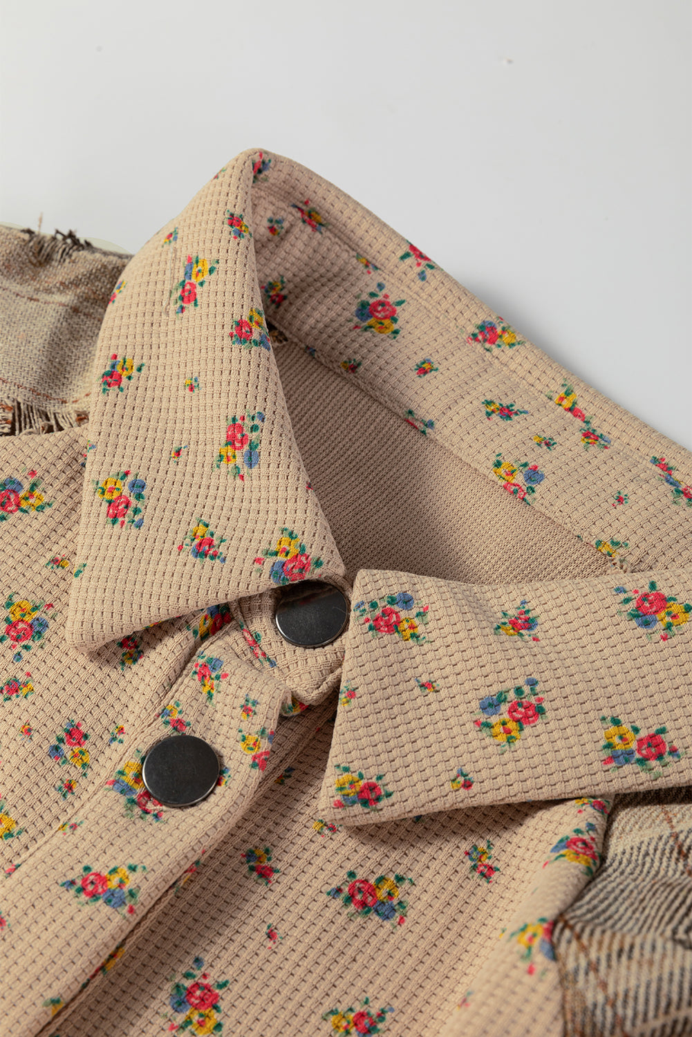 The Cozy Clara Patchwork Shacket Top