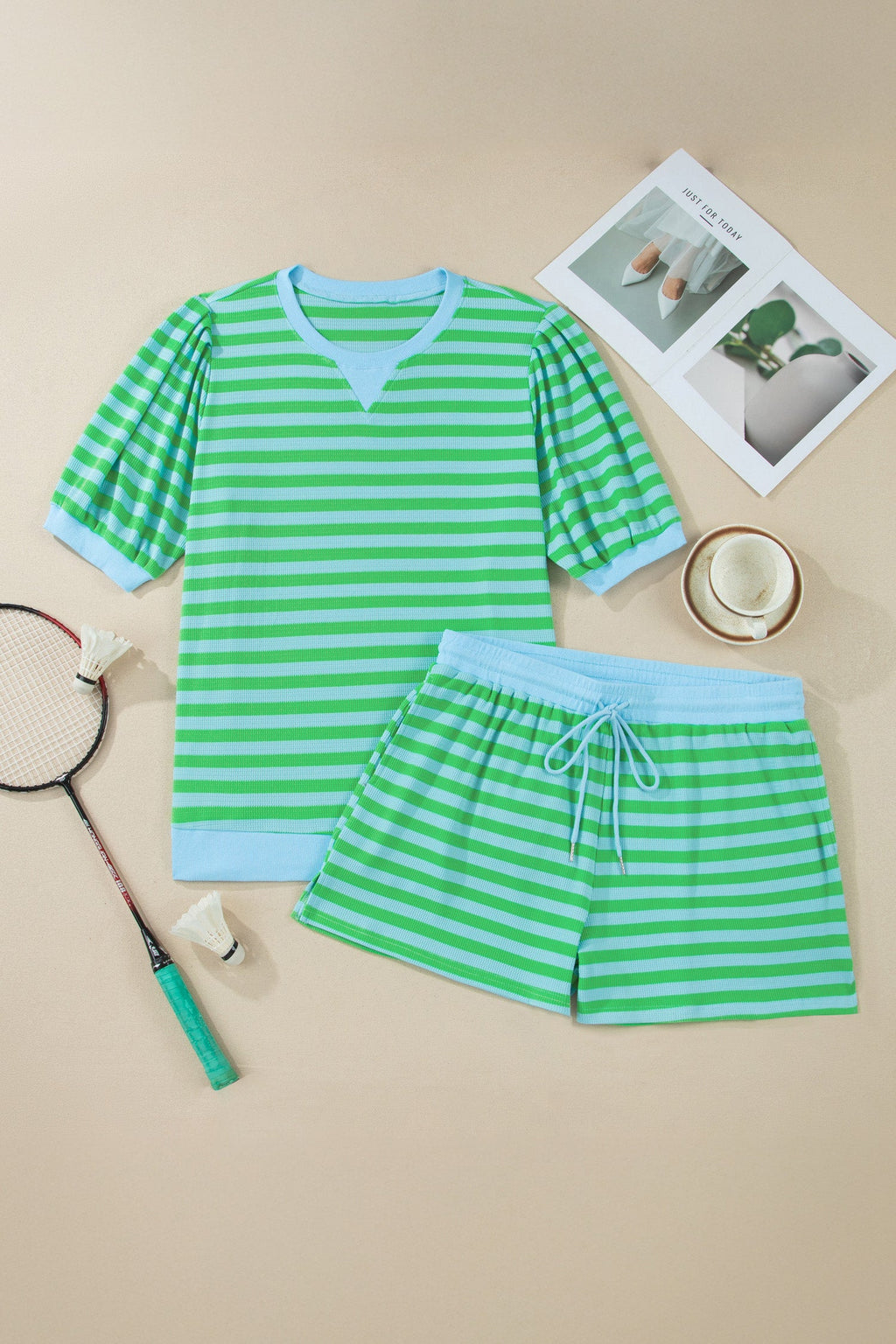 The Hazel Stripe Lounge Set