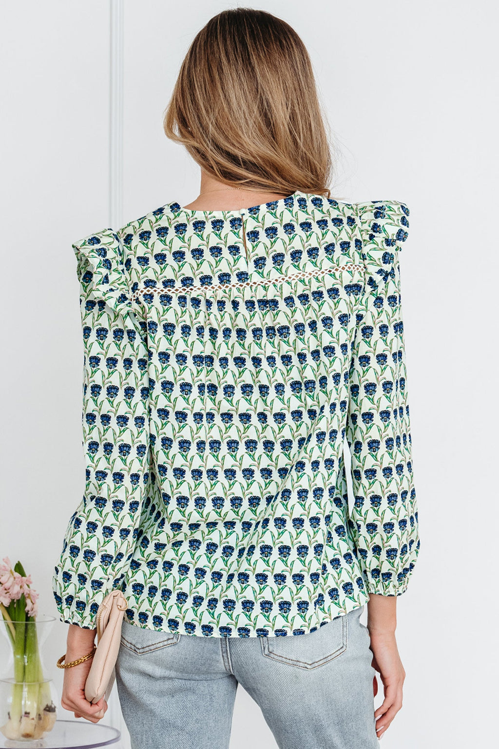 The Marlowe Floral Ruffle Blouse