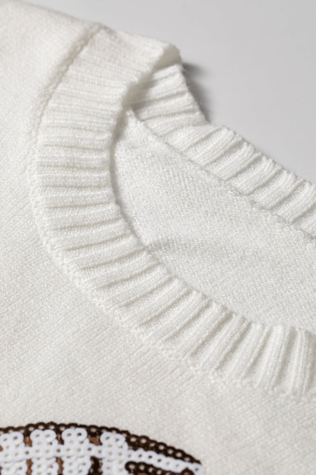 The Nellie Sequin Football Sweater