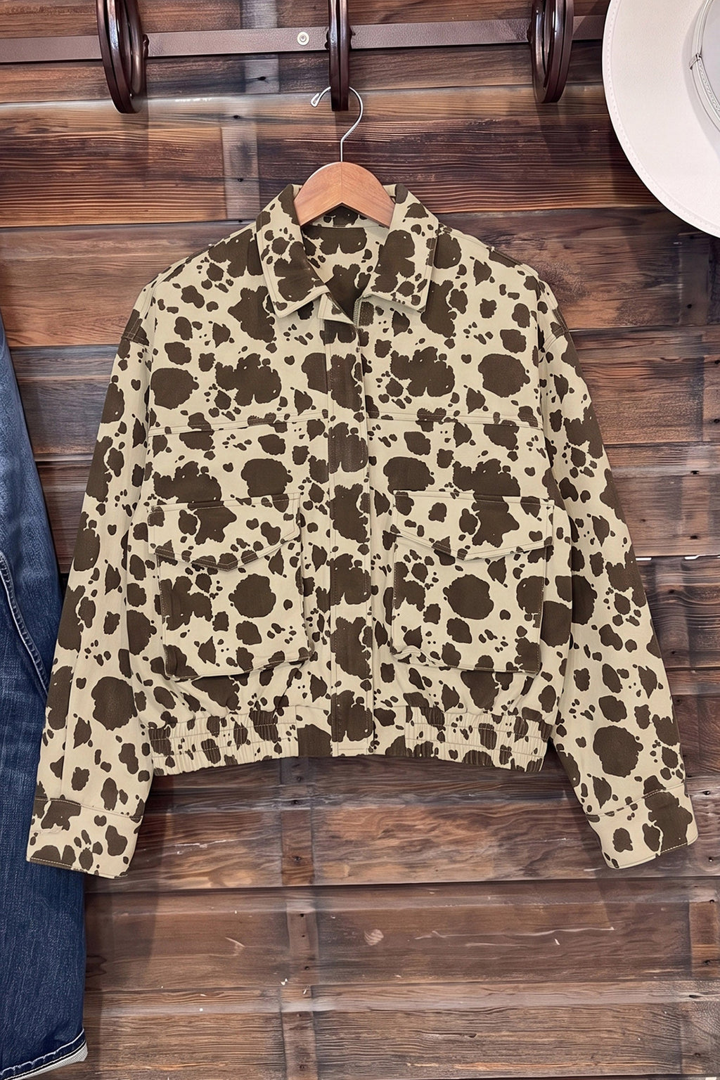 The Annabelle Cow Print Jacket