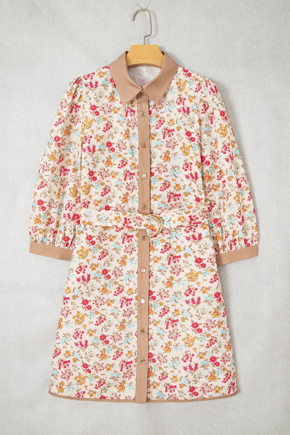 The Posie Floral Belted Dress