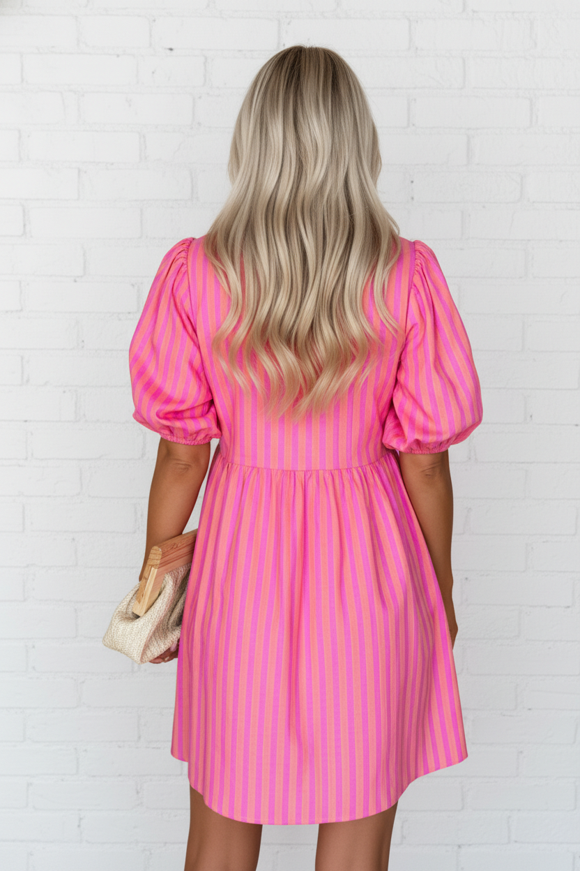The Rosie Bow Mini Dress