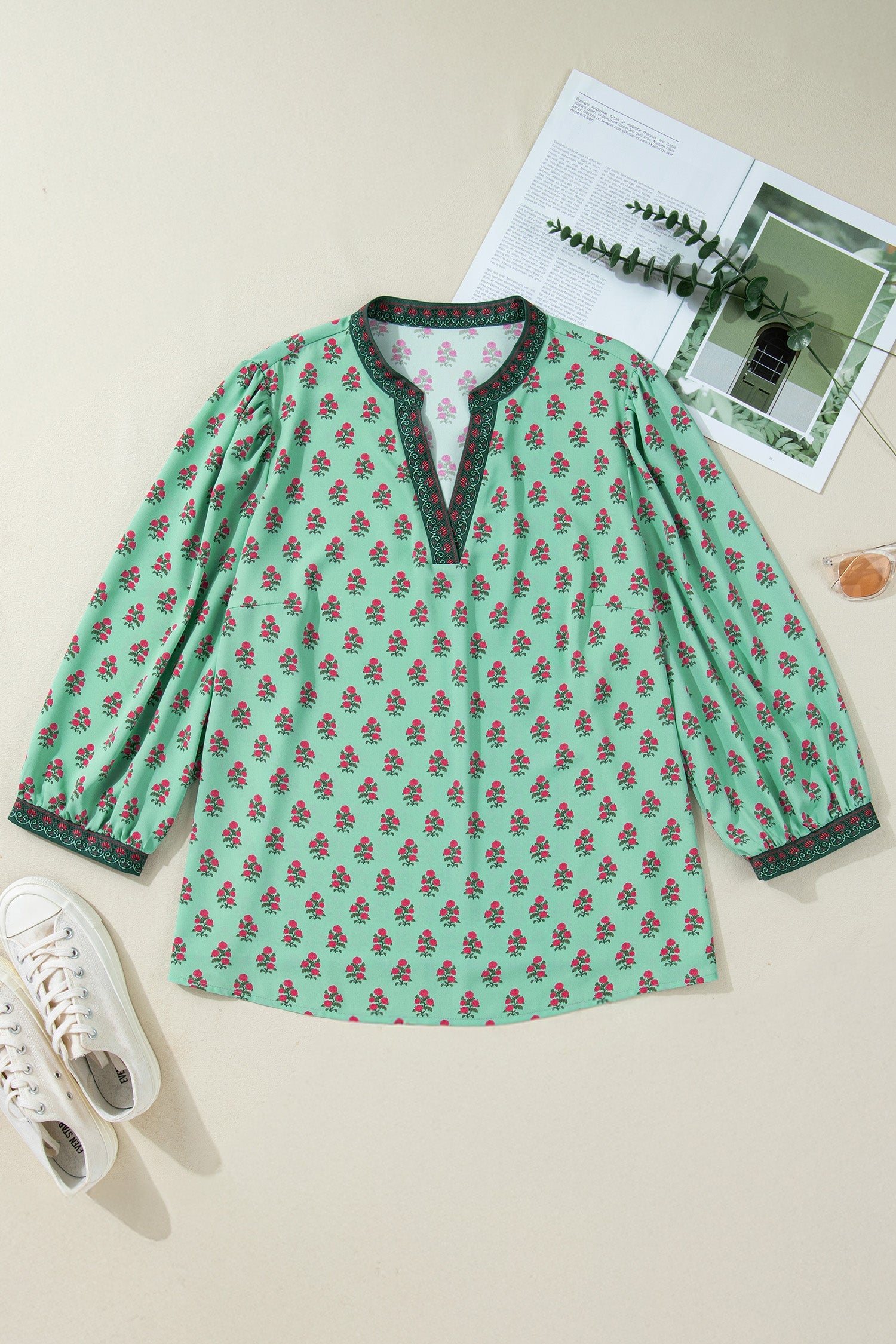 The Nova Floral Blouse