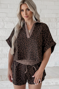 The Lexi Leopard Shorts Set