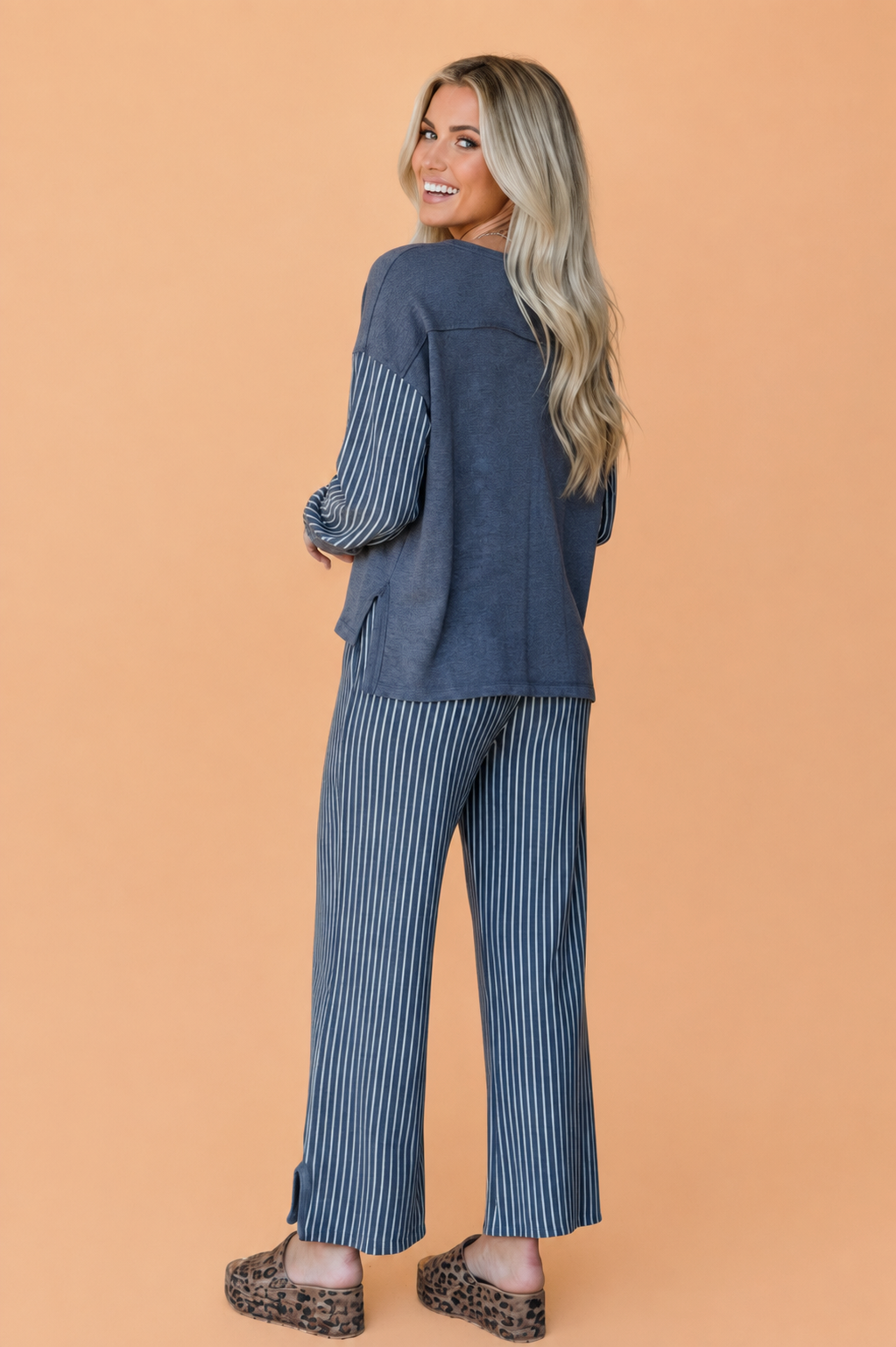The Maddie Stripe Lounge Set