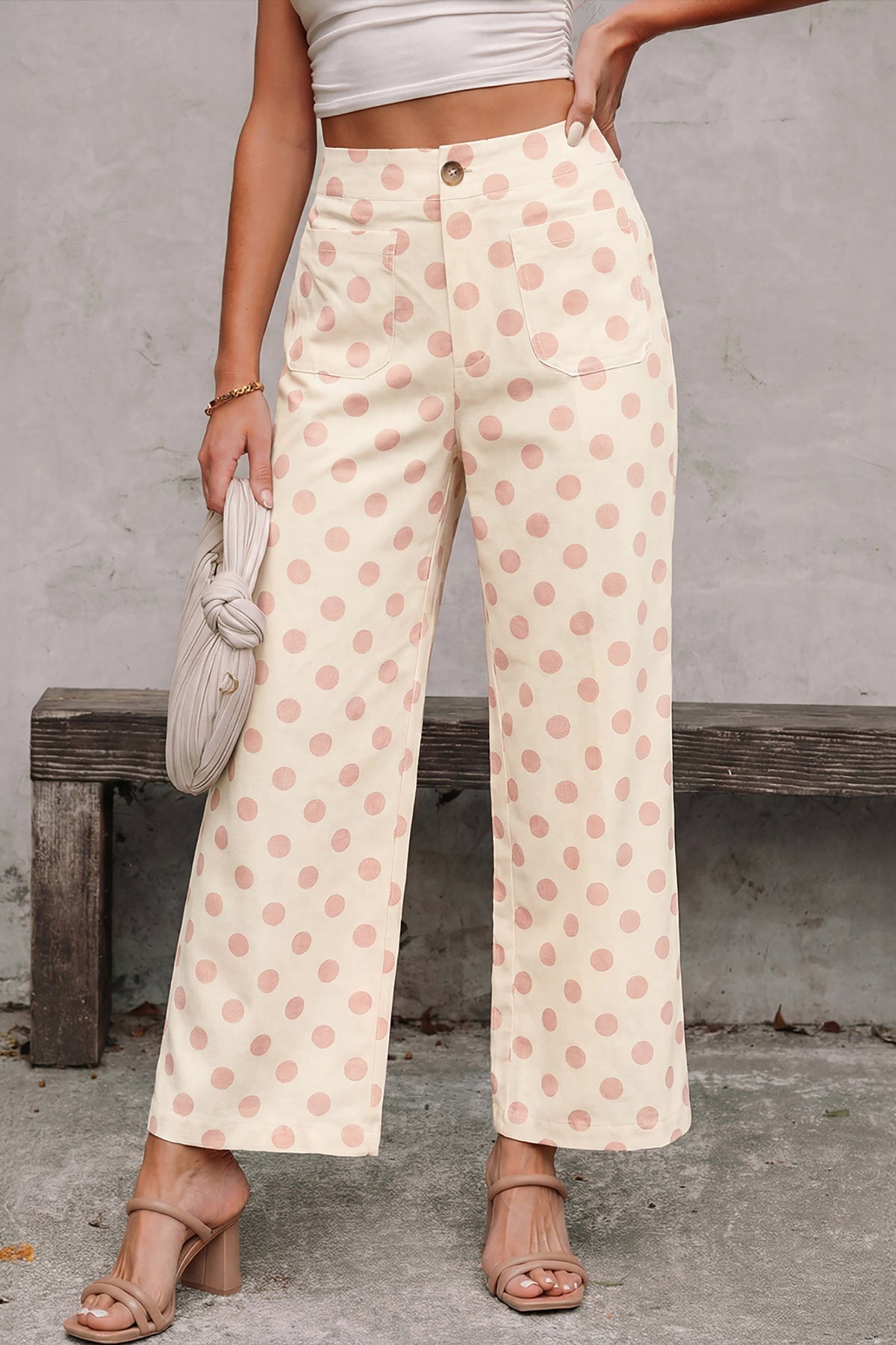 The Maisie Polka Dot wide Leg Pants