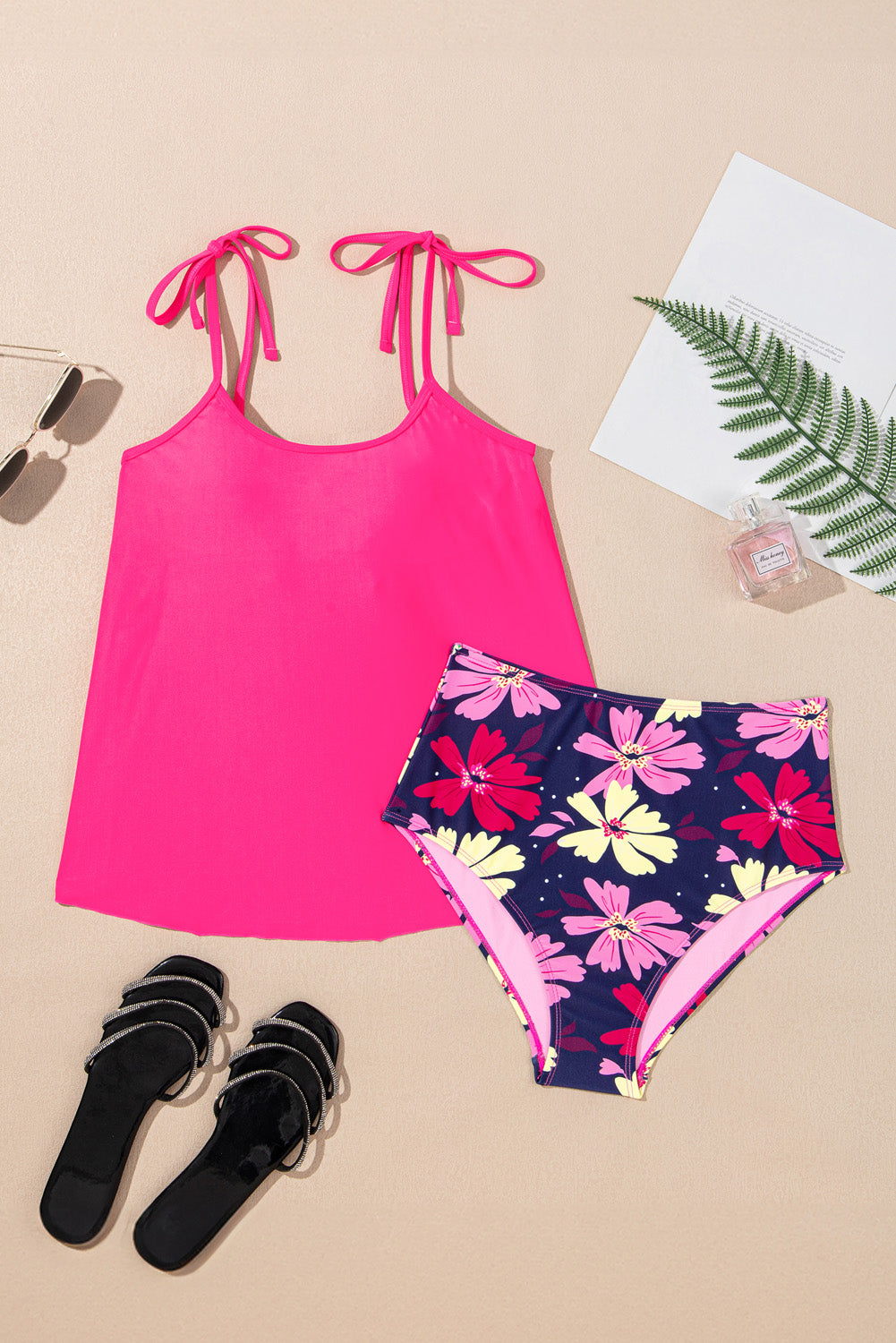 The Kinsley Kate Floral Tankini Set