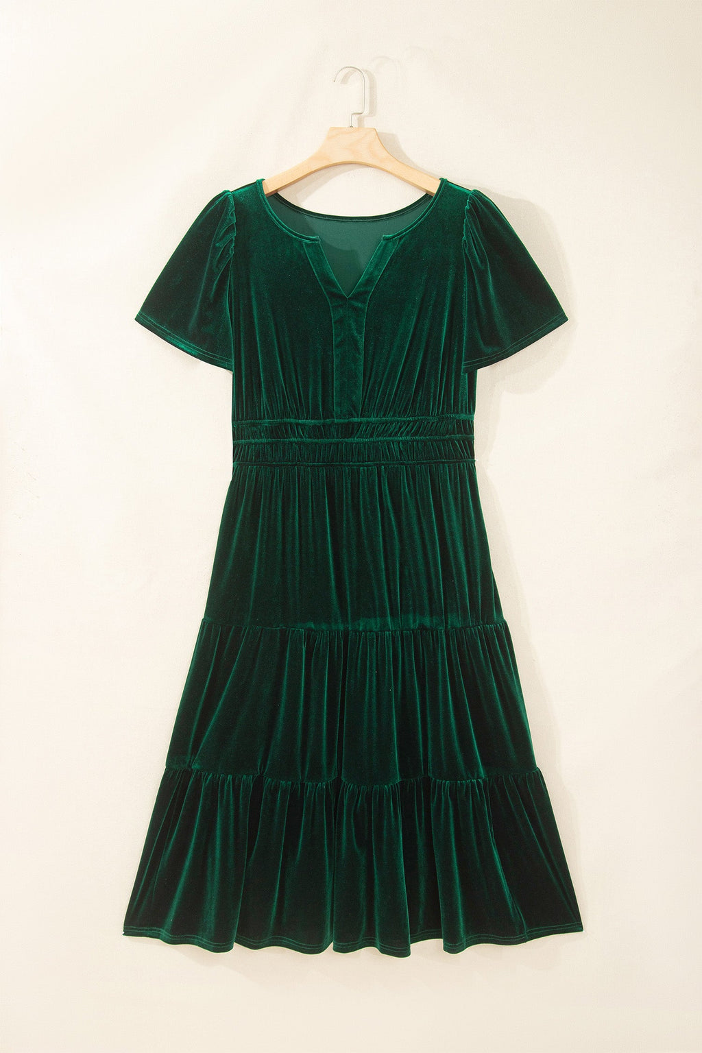 The Evergreen Velvet Maxi Dress