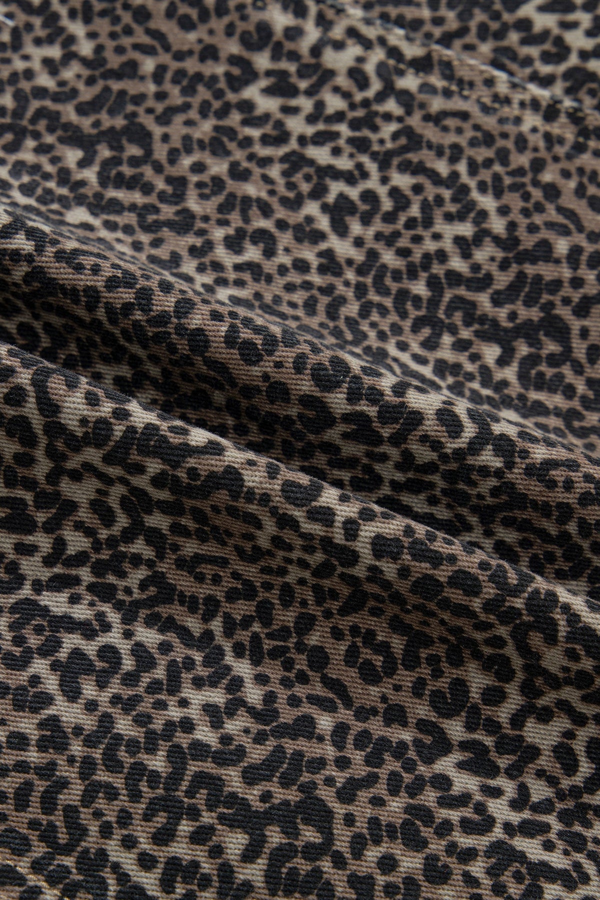 The Kendall Leopard Denim Vest