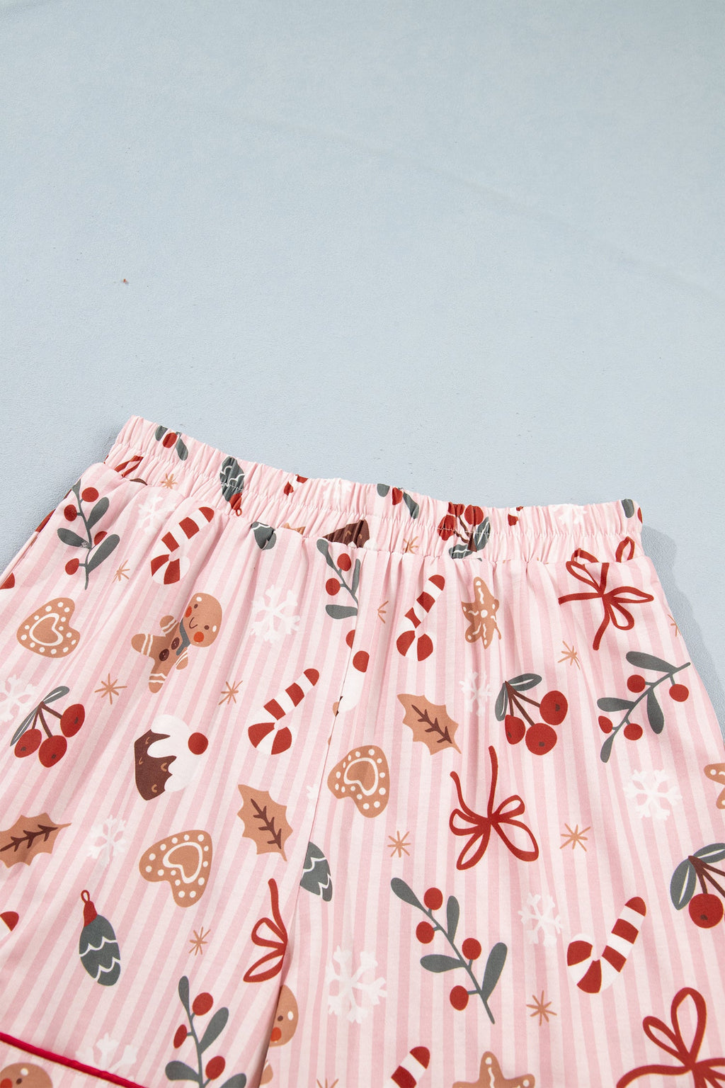 The Christmas Sweets Striped Pajama Set