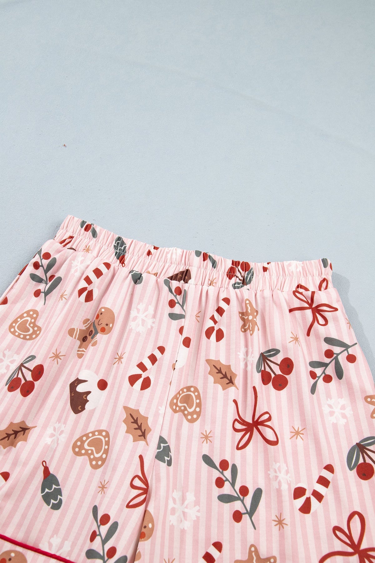 The Christmas Sweets Striped Pajama Set
