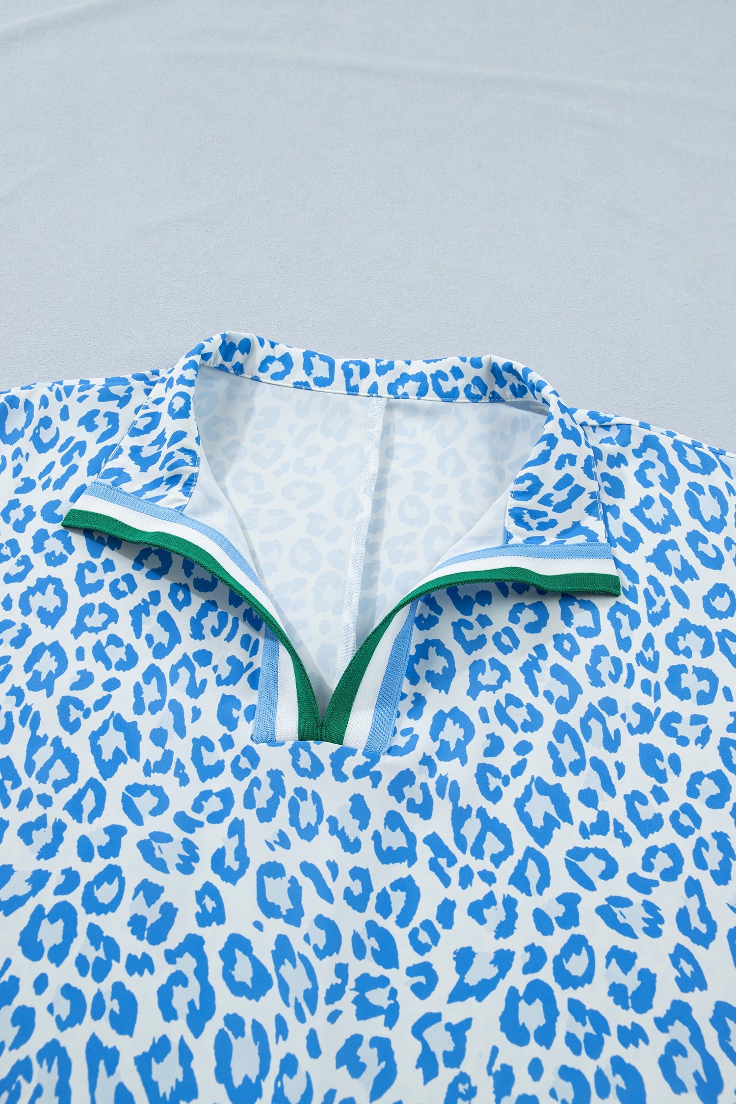 The Dakota Blue Leopard Top